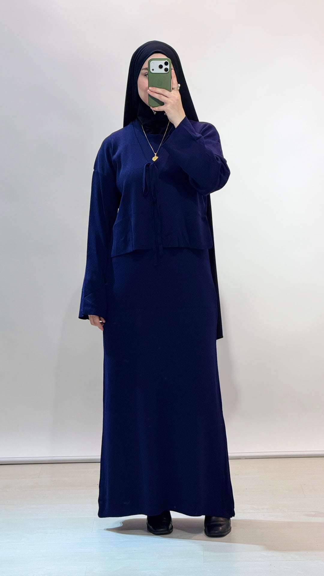 Zweiteiliges Strickkleid