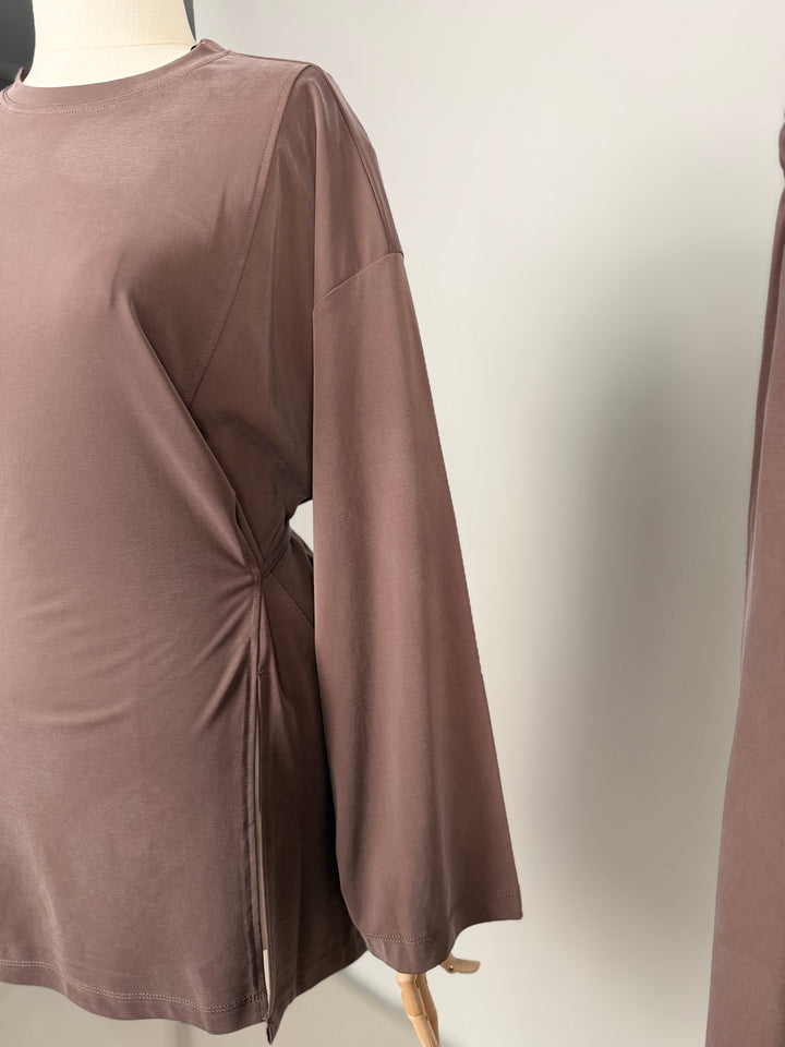 Lina Zweiteiler – Tunika &amp; Wide Leg Hose