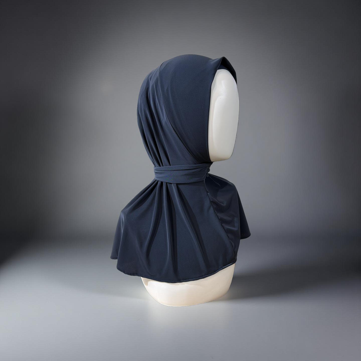 Dügmeli Hijab