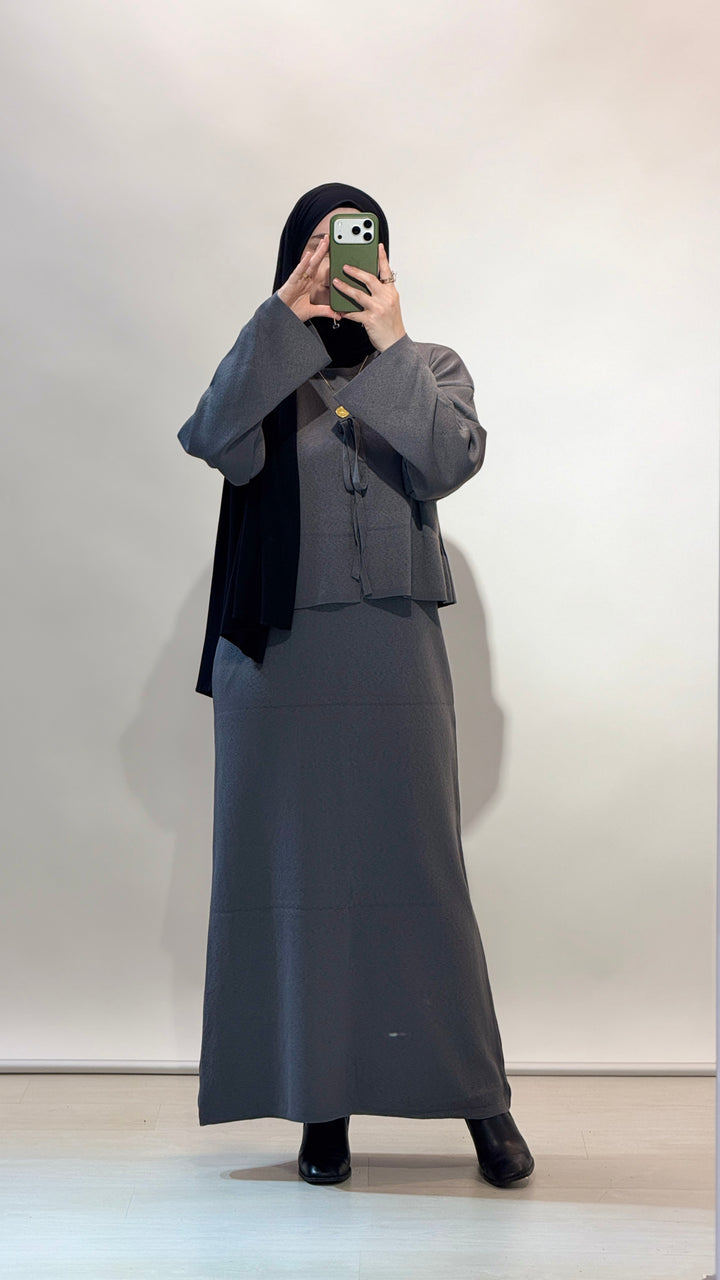 Zweiteiliges Strickkleid