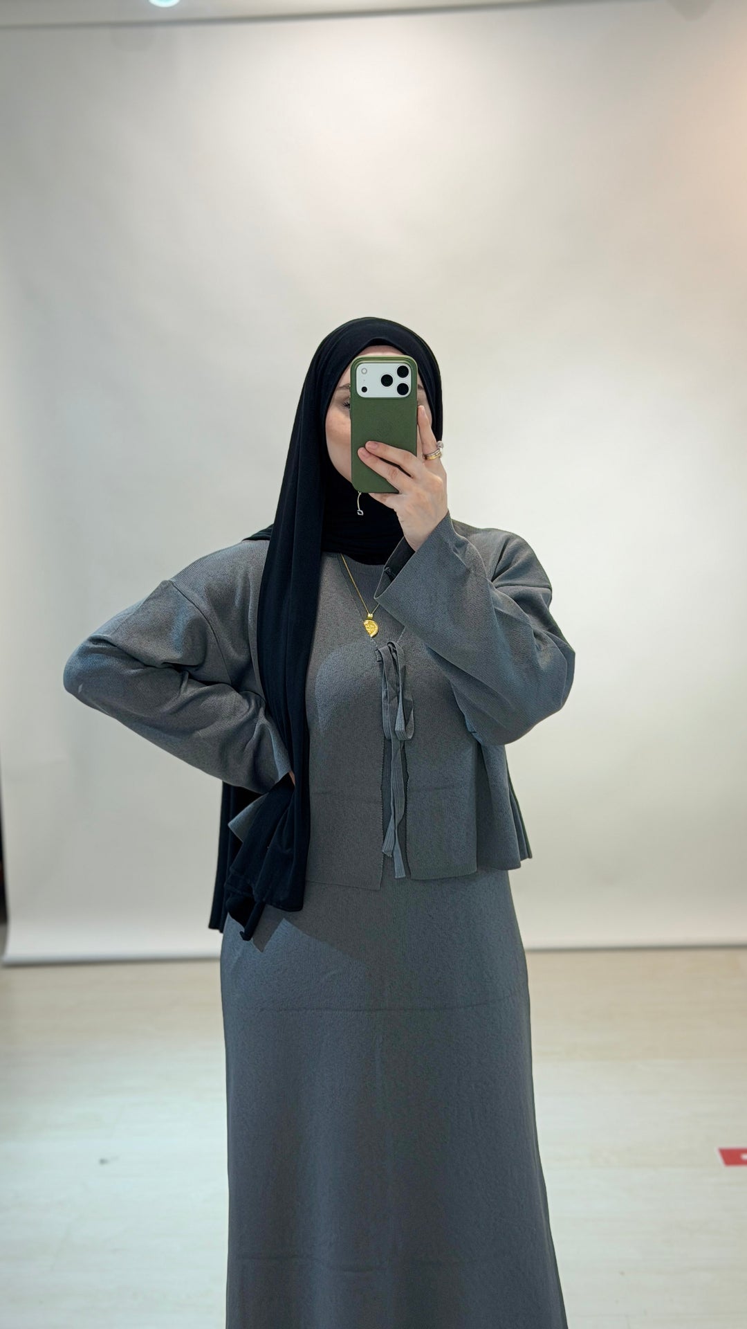 Zweiteiliges Strickkleid