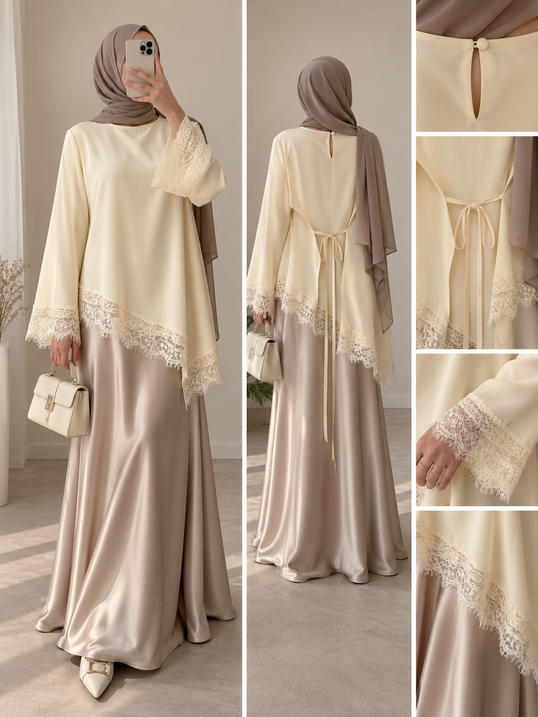 Elegante Spitzenbluse